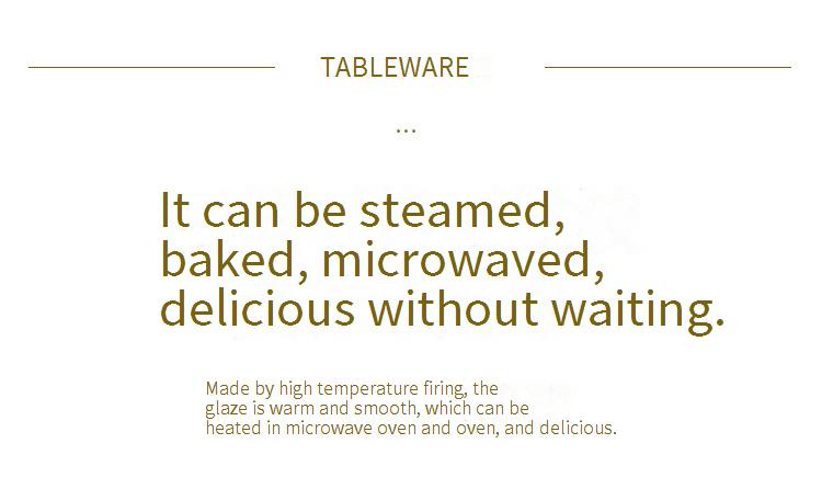 Bohemian Underglaze Ceramic Dinnerware Set - Hand-Painted Bowls & Plates For Rice Noodles & Fish Serving_voghion.com