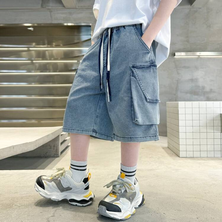 Baumwoll-T-Shirt mit Regenbogen-Spritzer-Print für Jungen | Weiches, atmungsaktives Sommer-T-Shirt | Größen 120–170 cm | Kunstinspiriertes Kinder-Top (Schwarz/Khaki)_voghion.com