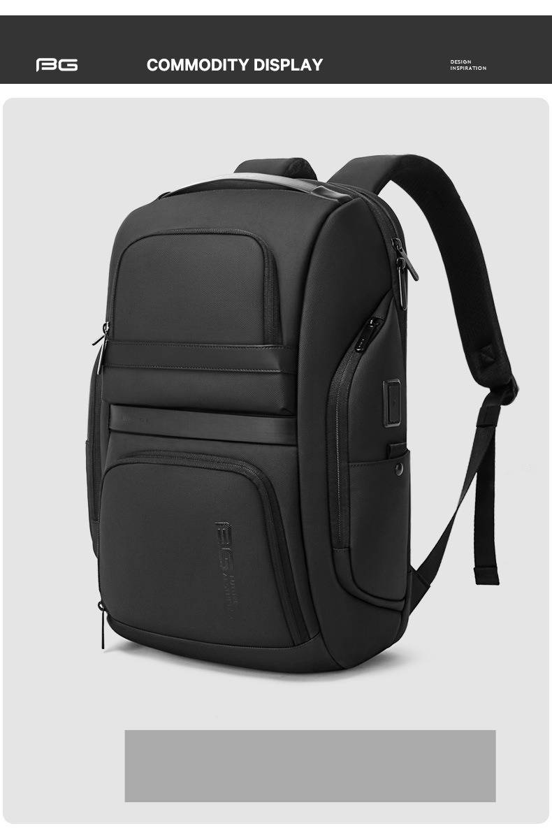 Professional Waterproof Laptop Backpack For Men & Women – Large Capacity Business Travel Bag With Anti-Theft Design, Breathable Cushioned Straps_voghion.com