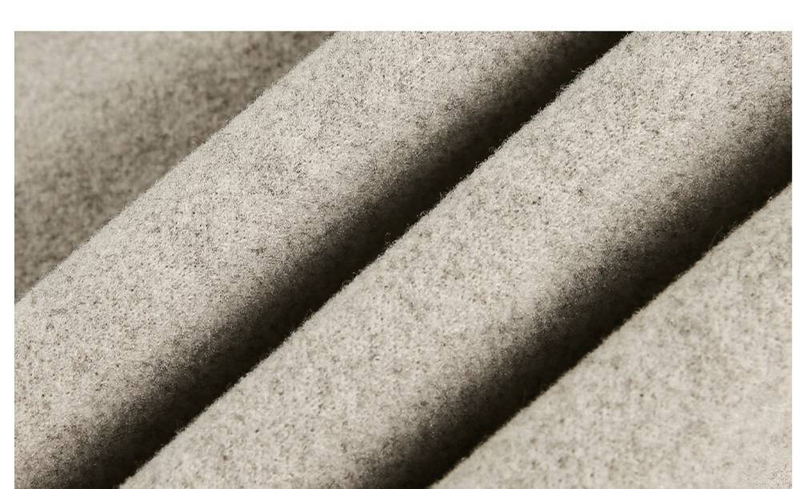 Men's Clothing Split Structure Texture Woolen Jacket Men's Autumn And Winter Style Thick Warm Trendy Brand Outline Cardigan Hooded Sweatshirt Coat_voghion.com