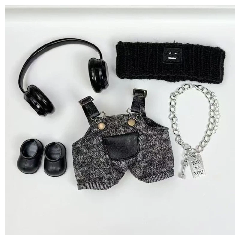 (No Dolls) For Labubu Clothes For Monster Handmade Streetwear Outfit Set For 17cm_voghion.com