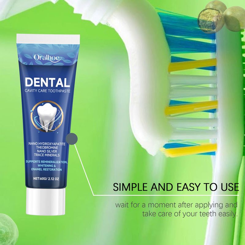 Il dentifricio per la cura dentale mantiene i denti puliti e igienici, riduce le macchie e sbianca naturalmente i denti_voghion.com