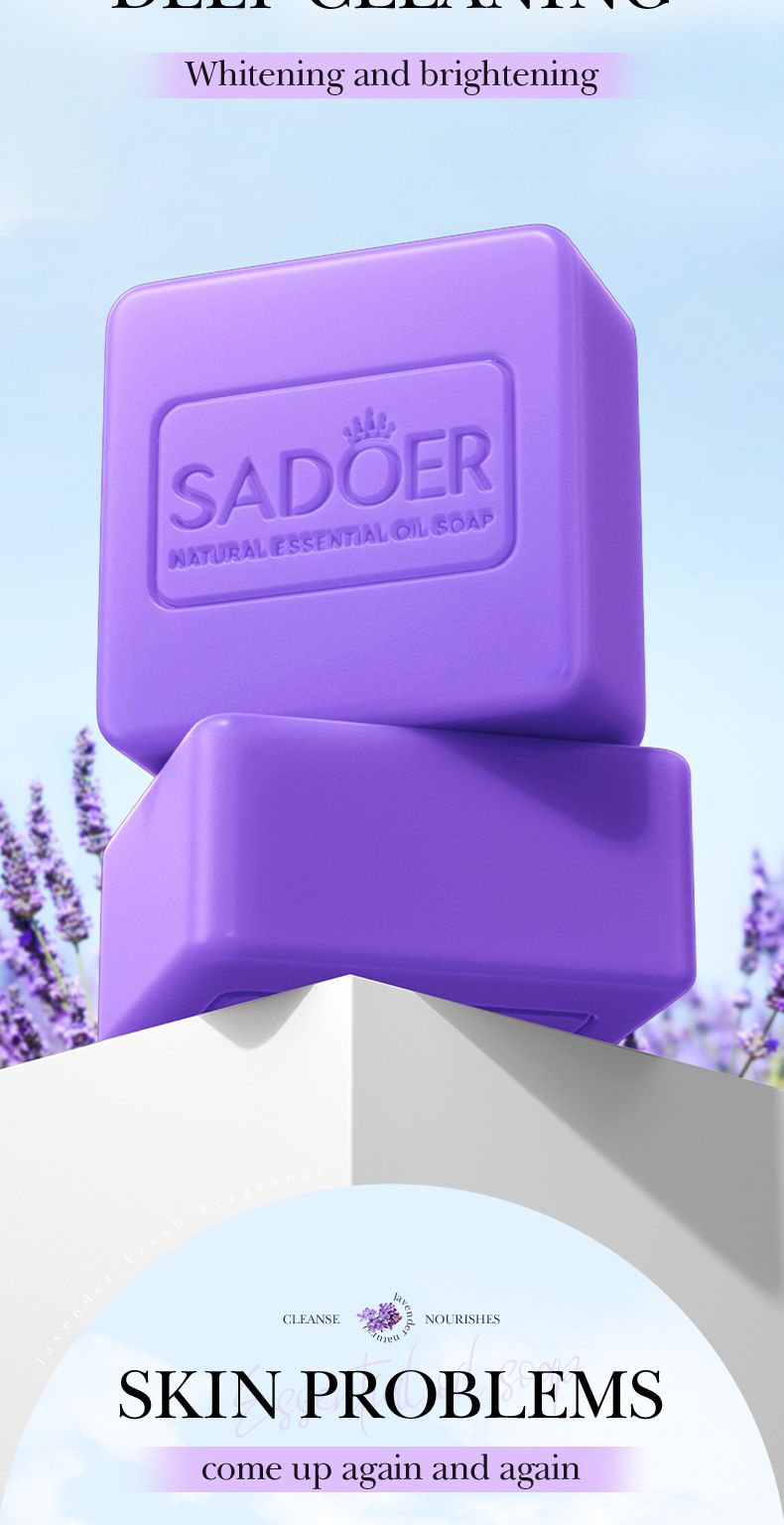 Handmade Soap SADOER Rose Ginger Vegetable Essential Oil Soap 100g Bath Soap Cleansing Body Natural Moisturizing Hand & Body Soap For Dry Skin,_voghion.com