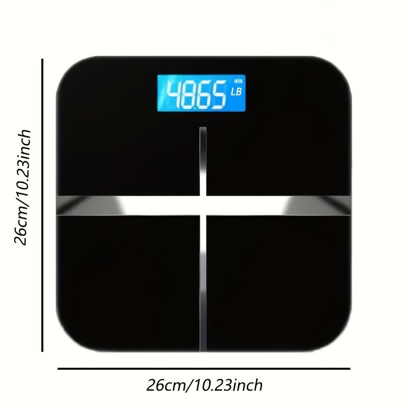Precision Digital Bathroom Weight Scale, Ultra Wide Platform, Large Capacity, Easy-to-Read, Safe And Accurate, Supports_voghion.com