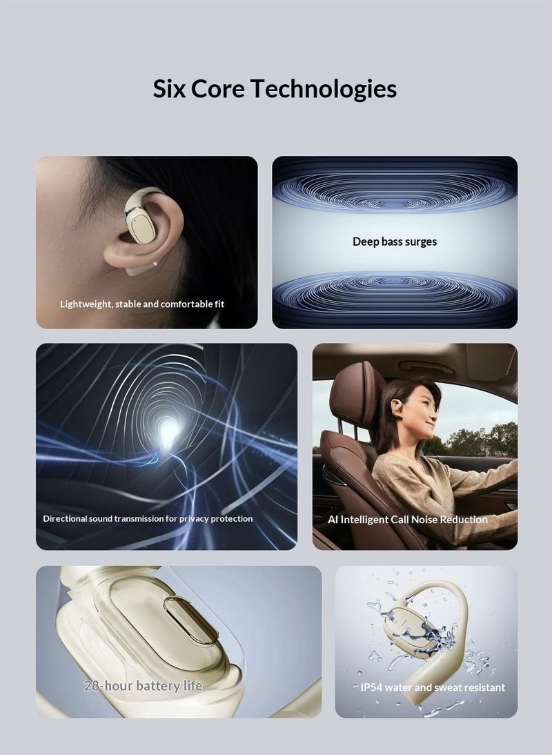 Weimai OWS otwierają nowe bezprzewodowe słuchawki douszne do gier i sportu z długim czasem pracy baterii Bluetooth_voghion.com