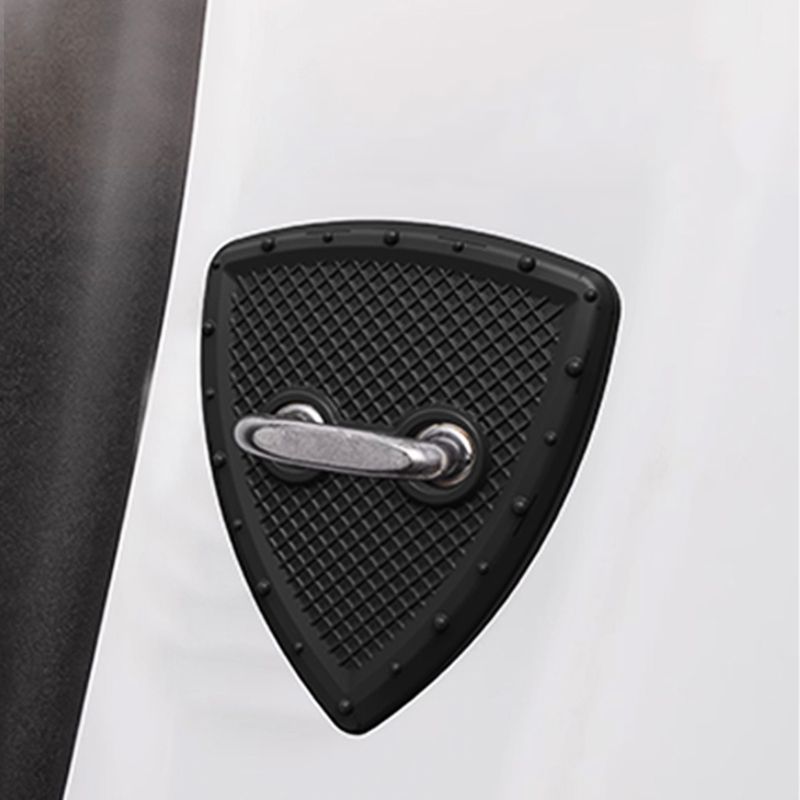 P9JC Lock Schutzhülle Schnalle Fit forTesla Modell 3 Y Tür Stopper Silikon Abdeckung Schutz Auto Innen Zubehör_voghion.com