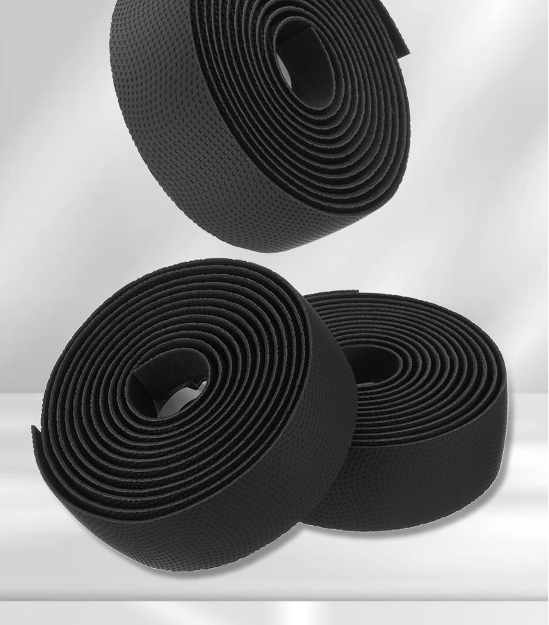 Nastro manubrio in silicone per bicicletta da strada, avvolgimento curvo, antiscivolo, assorbimento degli urti, attrezzatura da ciclismo_voghion.com