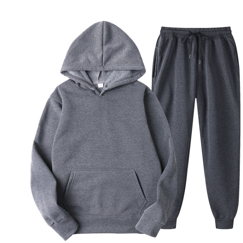 Kalifornien Koppel Hierscht/Wanter Sport-Set mat Kapuzen- a Fleece-Pullover_voghion.com