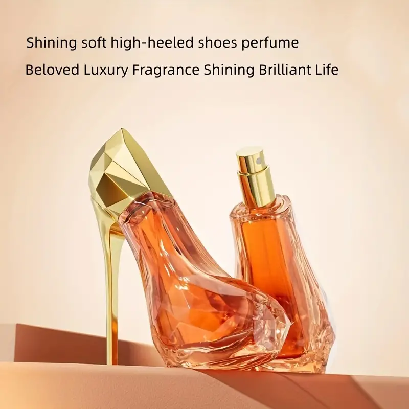 Coffret cadeau d'eau de toilette en vaporisateur High Heel pour femme, parfum rafraîchissant et durable aux senteurs florales et fruitées, parfum élégant pour les rendez-vous_voghion.com