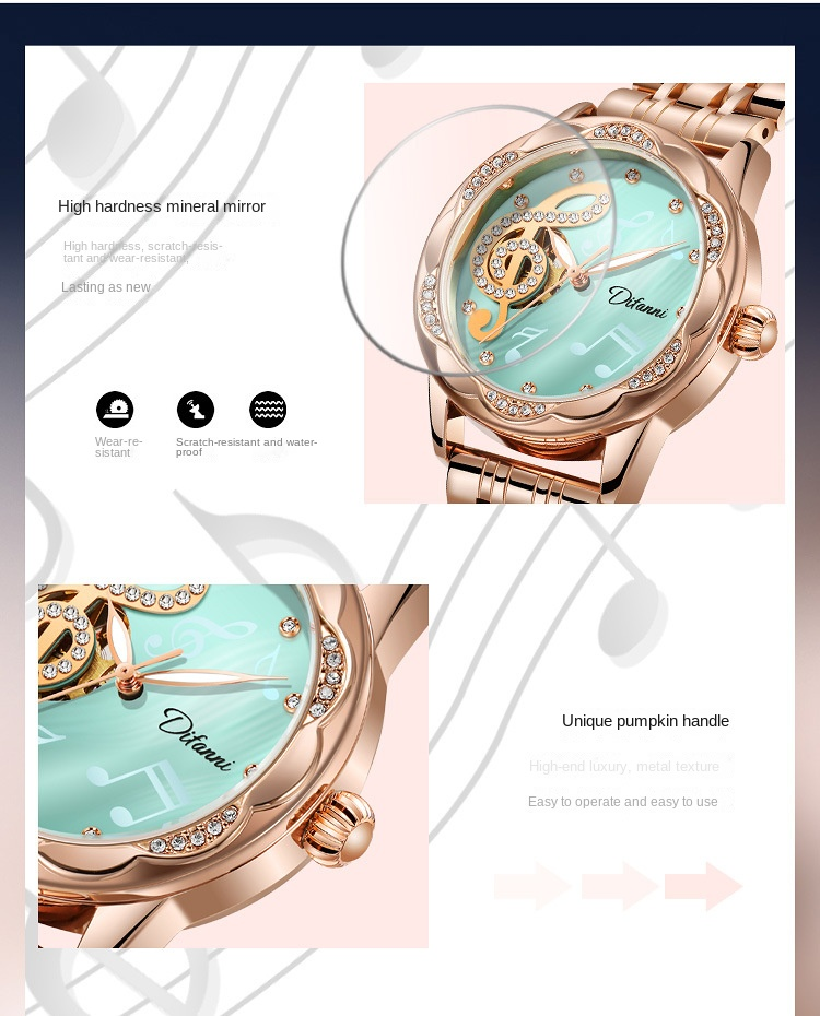 Brand genuine ladies automatic mechanical watch ladies ten new trend waterproof simple temperament watch_voghion.com