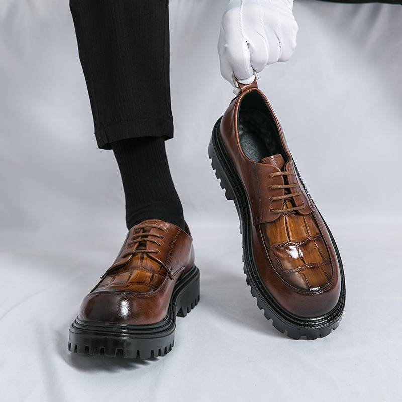 Gran oferta de zapatos casuales para hombre, con suela suave y cordones, de marca de lujo, para hombre de mediana edad, zapatos ligeros tipo mocasín para papá._voghion.com