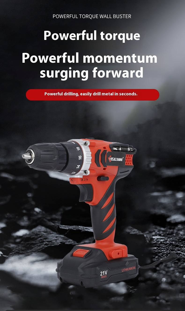Professional Cordless Lithium-Ion Drill Driver With Adjustable Speed & Universal Chuck – Ideal For Home DIY, Metal, Wood, Concrete Drilling_voghion.com