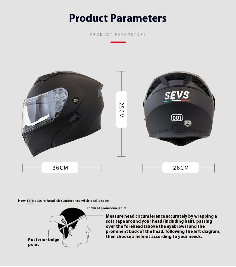 DOT & 3C Certified Modular Bluetooth Motorcycle Helmet – ABS Flip-Up Helmet With 500mAh Intercom, Dual Visors & 12 Color Options_voghion.com