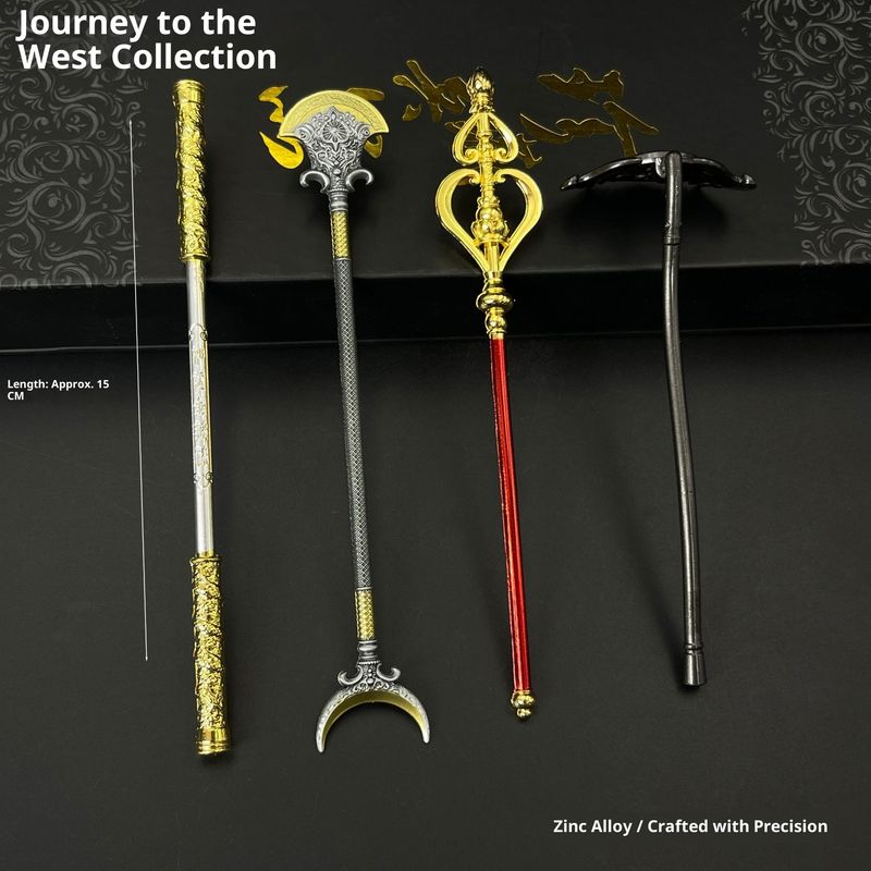Metallpfeil-Modellset der chinesischen legendären Helden – Krieger der Tang-/Sui-Dynastie und „Reise in den Westen“, Sammlerstück_voghion.com
