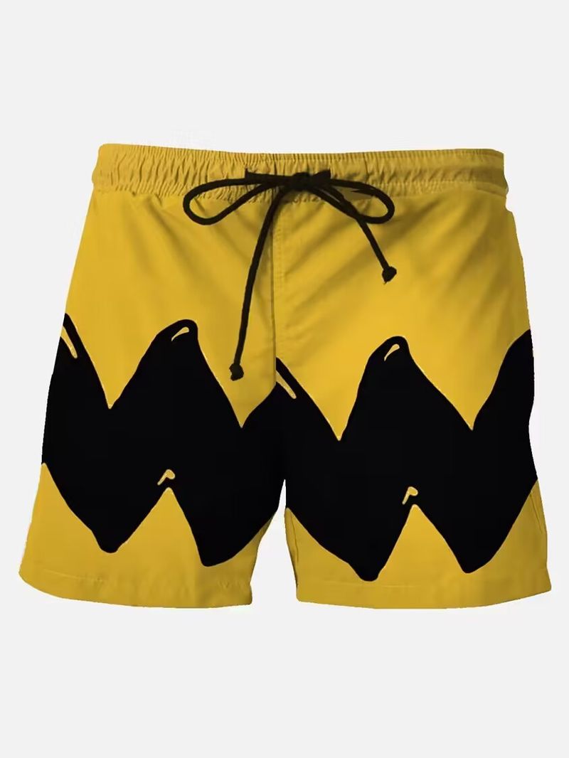2024 neue Sommer-Strandhose für Herren, Surfhose am Meer, lässige Shorts mit 3D-Druck, Strandshorts für Paare_voghion.com