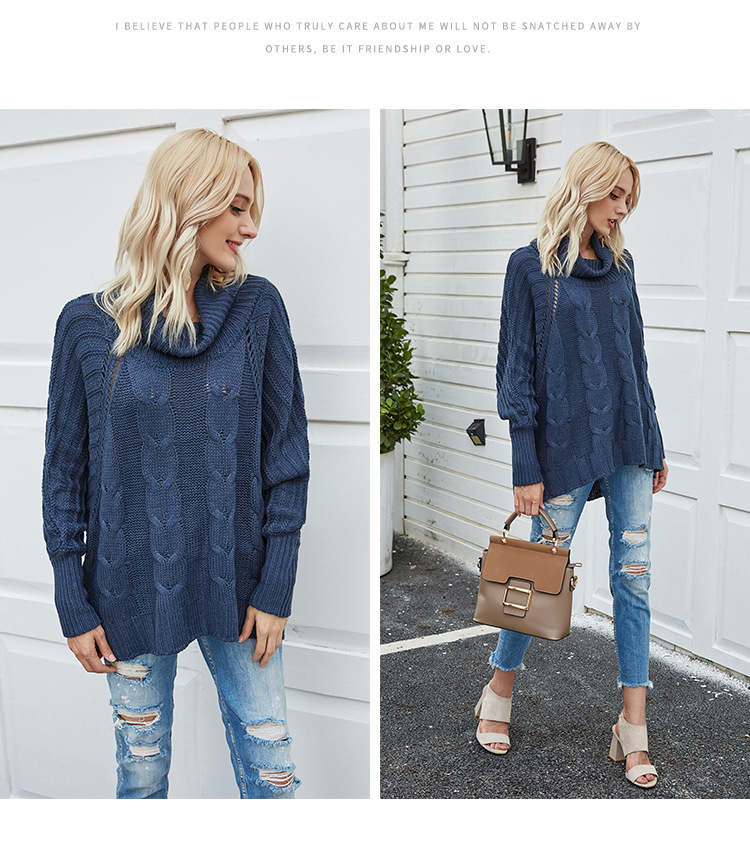 Completo casual in maglia da donna con gonna a due pezzi e scollo a V_voghion.com
