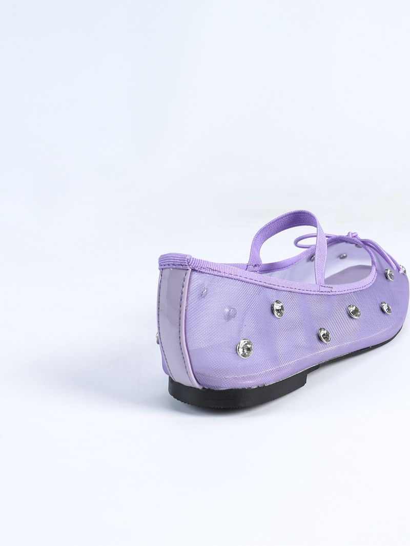 Neu Mesh Atmungsaktive Flache Flache Ballett Schuhe Bogen_voghion.com