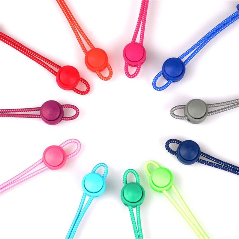 1 paio di lacci per scarpe da ginnastica elastici senza cravatta per scarpe che si allungano blocco lacci pigri lacci rapidi in gomma lacci rotondi_voghion.com