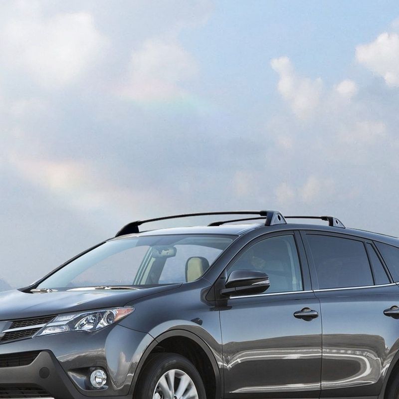 Adven Locking For Lb RAV4 Car Cross Cargo Top Bag Load Roof Capacity Aluminum Compatible Toyota Bars 20192023 Excludes Rack 260_voghion.com