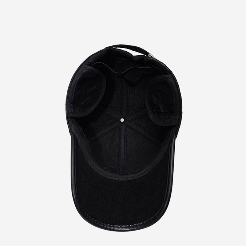 Winter For Middle-aged And Elderly, Warm Ear Protection Thickened Duckbill Cap, Outdoor Fishing Casual Baseball Cap_voghion.com