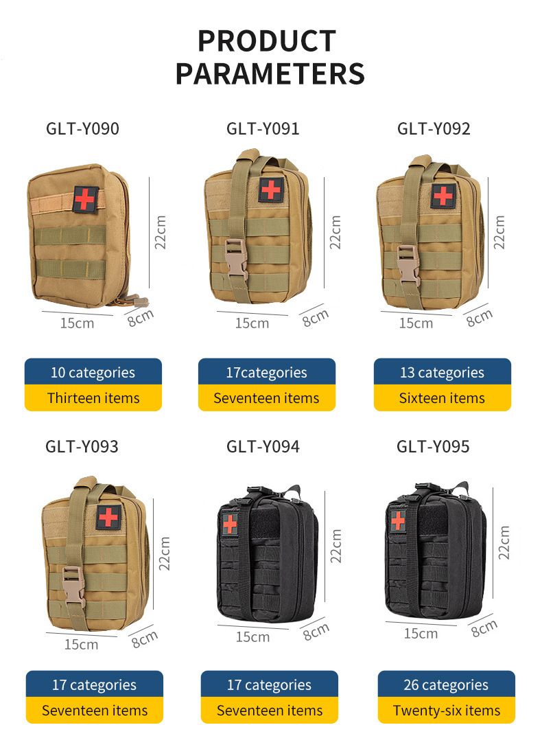 Erste-Hilfe-Set für Outdoor-Camping, Outdoor-Überleben, tragbares Notfall-Überlebensset für den Außenbereich, taktisches Notfallset_voghion.com