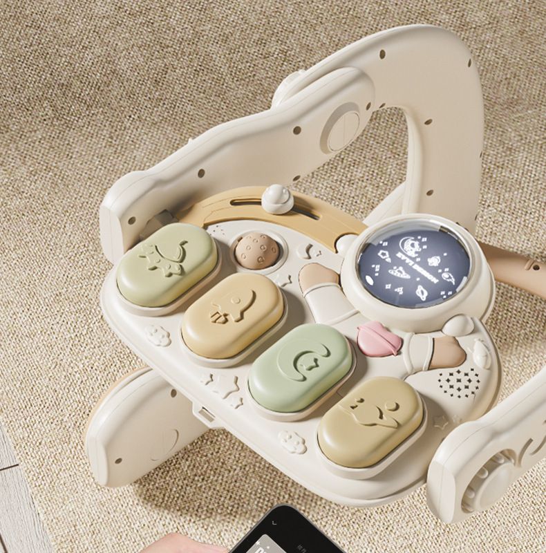 Qiao Le Bear Baby Pedal Piano Fitness Rack Walker 3 luni 6 Puzzle Educație timpurie Nou-născut Toddler Baby Toys_voghion.com