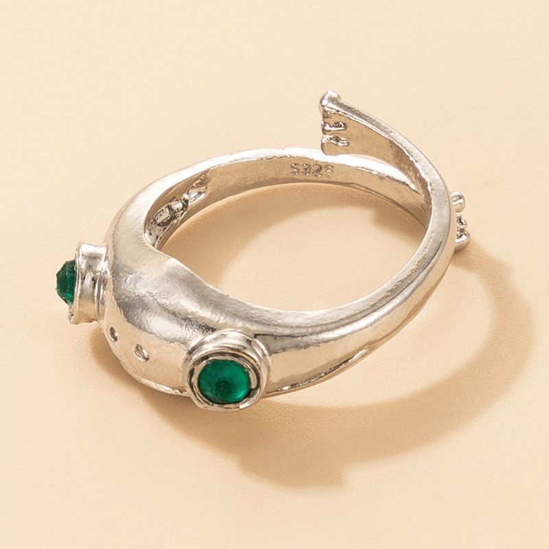 2025 Fashion Style Butterfly shaped crystal ring_voghion.com