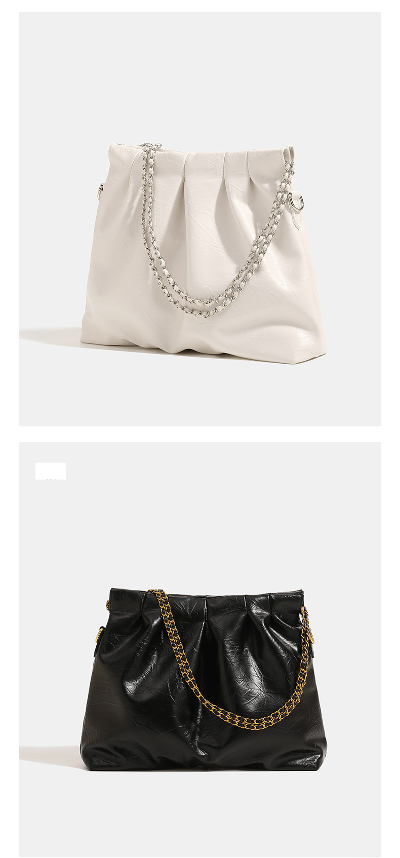 Tote Bag per le donne 2023 Estate New Trendy Nicchia di alta qualità Borsa hobo a tracolla con catena per pendolari di grande capacità_voghion.com