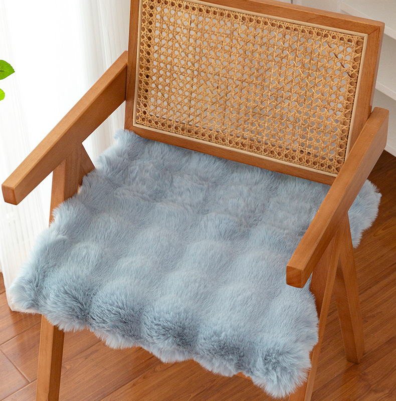 Kaninchen-Plüsch-Warmkissen, Winter-Stuhlkissen, Büro-Langsitz-Furzkissen, Esszimmerstuhl-Hockerkissen, Gesäßkissen, Stuhlkissen_voghion.com