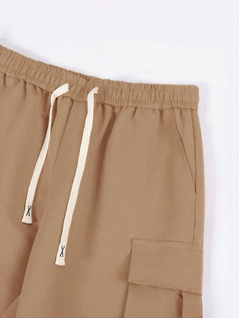 Men's Stretch Wrinkle-Resistant Cotton Athletic Pants - Comfort Fit With 4-Way Flexibility_voghion.com