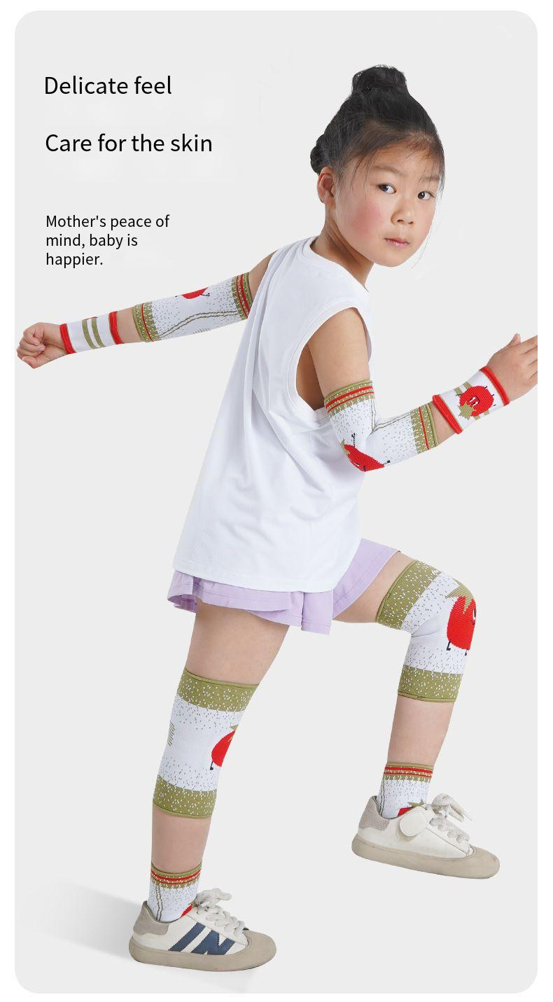 Schutzausrüstungsset für Kinder – Knie- und Ellbogenschützer, Handgelenk- und Knöchelschützer zum Radfahren, Laufen, Fußball, Basketball (mehrfarbige Optionen)_voghion.com