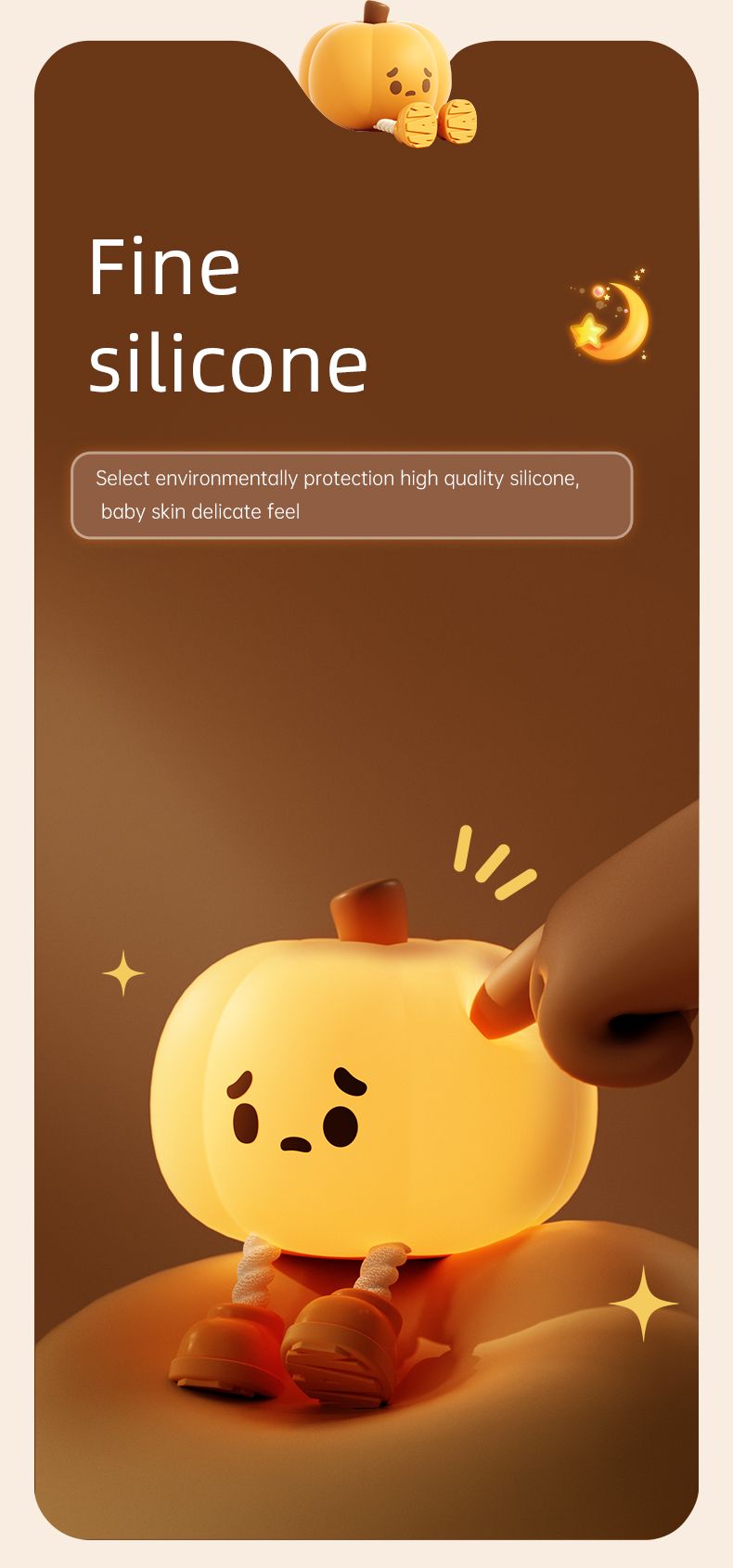 Halloween Decoration LED Rechargeable Pumpkin Lantern With Three-speed Adjustable Hanging Foot Doll Pumpkin_voghion.com