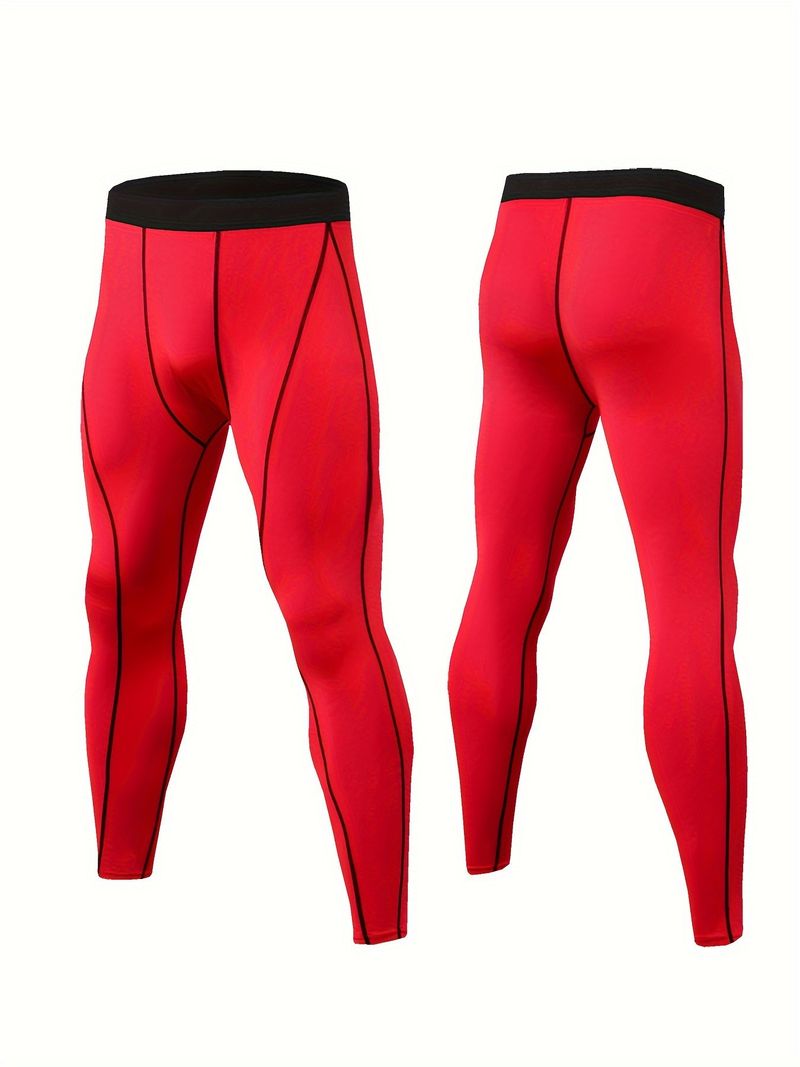 Pantaloni da allenamento ad alte prestazioni da uomo: pantaloni da allenamento a maniche lunghe traspiranti, ad asciugatura rapida e traspiranti (nero/blu/grigio/rosso/verde, XS-XXL)_voghion.com