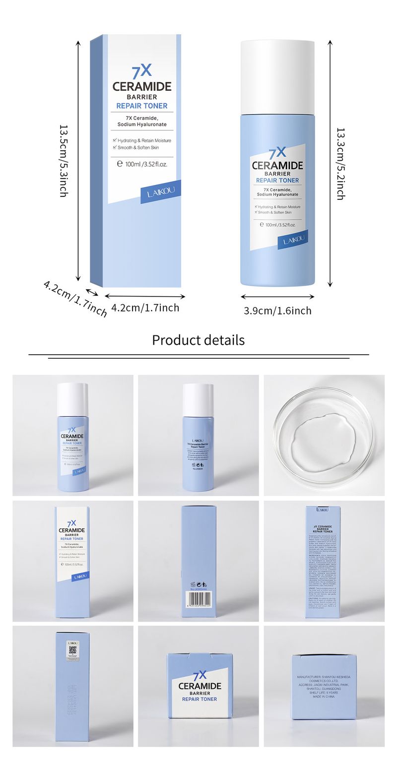 LAIKOU Ceramide Toner 100ml Hydraterend Hydraterend Beauty One Piece Dropshipping_voghion.com