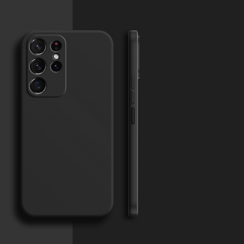 Voor Samsung Galaxy S22 Note Case Galaxy S20 S21 S22 Plus Note Cover Schokbestendige vloeibare siliconen telefoon_voghion.com