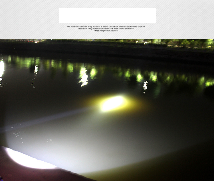 Long life LED headlight Strong yellow light night fishing light Rechargeable long range flashlight t6 headlight_voghion.com