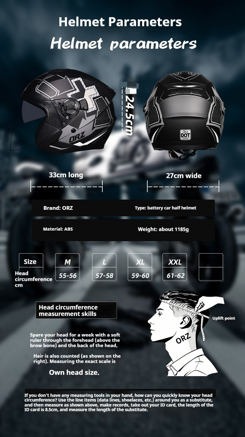 Helmet, men's and women's dual mirror, suitable for all seasons, winter riding, electric bicycle, half helmet_voghion.com