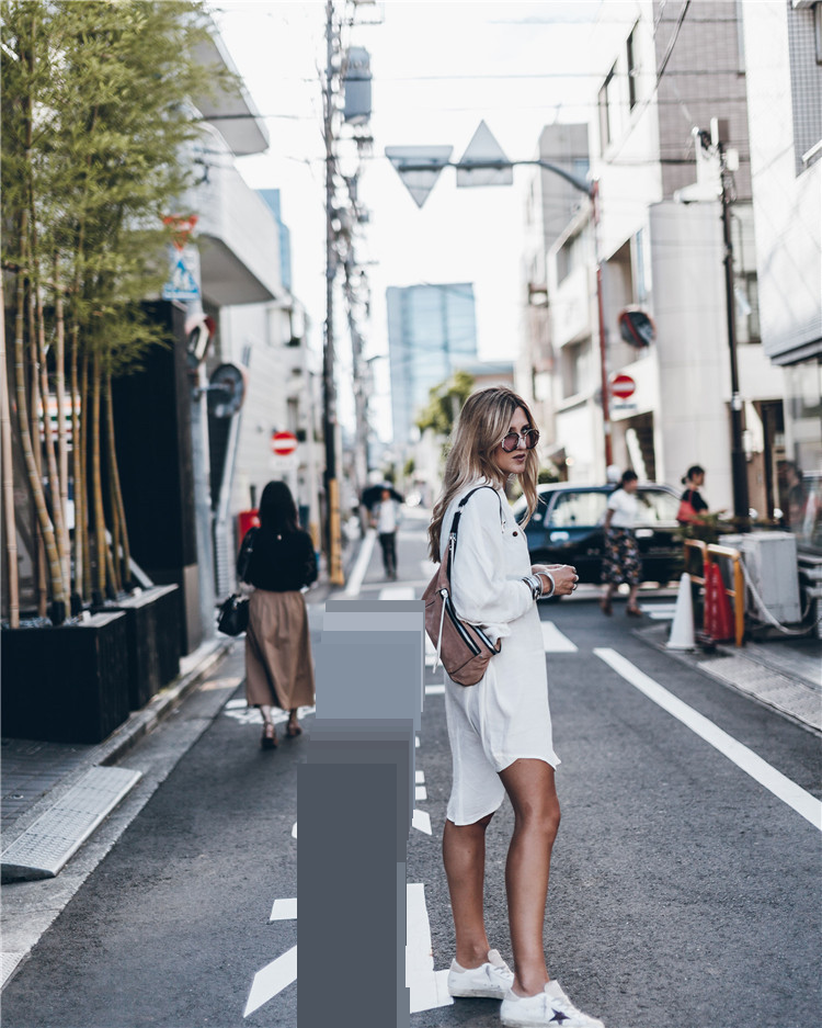 Copricostume da spiaggia in cotone e bambù per donna – Protezione solare elegante in stile camicia per donna_voghion.com