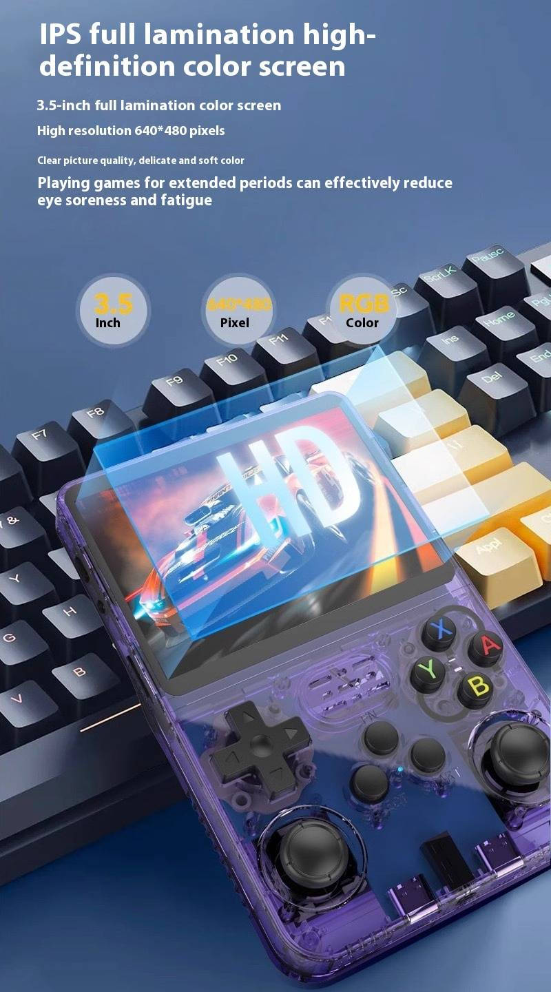 R36S draagbare retro-gameconsole met 3D-dualsysteem – Linux ArkOS 2.0, 64 GB/128 GB opslag, meerdere kleuren_voghion.com