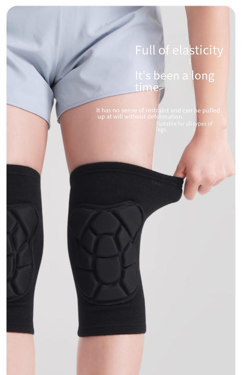 Professional Knee Pads For Tactical Training, Volleyball, Skiing & Outdoor Sports – Thickened Anti-Slip Protection – Pair Pack (Black, S/M/L)_voghion.com