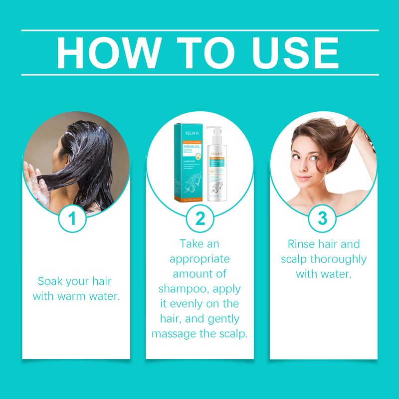 EELHOE Argan Oil Moisturizing Hair Set Nourishing Care Smooth And Shiny Essence_voghion.com