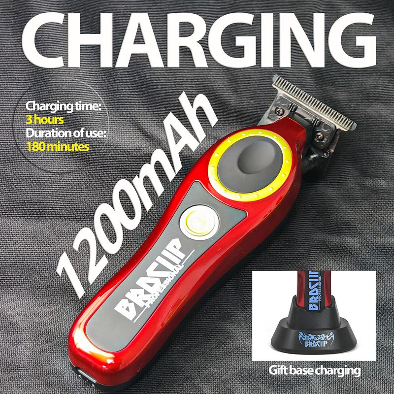BRDCLIP 101PRO Profesjonalna maszynka do strzyżenia włosów Gradient Trimmer Barber Finish Electric Clipper 7700RPM Strzyżenie włosów dla mężczyzn hine_voghion.com