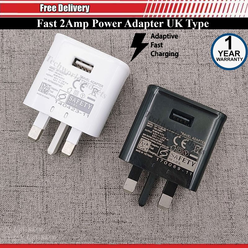 Adaptive Fast Charging USB 2.0 Walls Charger Plug For All Samsung Galaxy Phones_voghion.com
