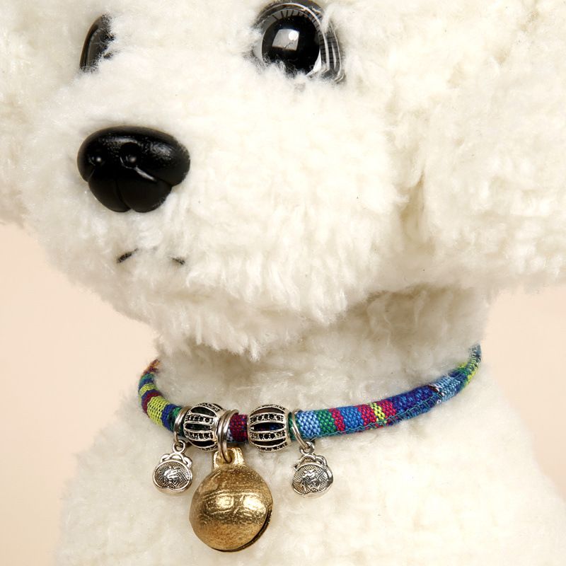 Forniture per animali domestici Teddy Dog Special per cani di piccola e media taglia Collare per gatti con campanellino in rame_voghion.com