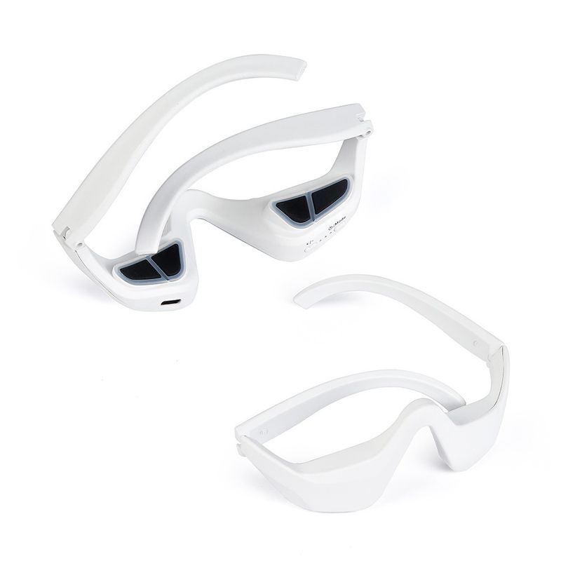 Masajeador de microcorriente EMS con luz roja para reducir las ojeras y la apariencia de los ojos (2025)_voghion.com