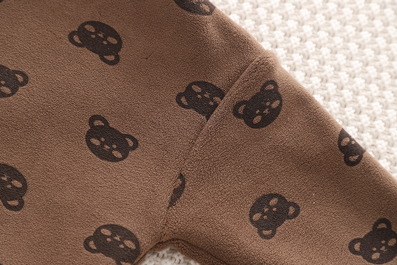 2023 New Sports All Over Little Bear Maglione invernale in peluche per bambini Set casual in due pezzi_voghion.com