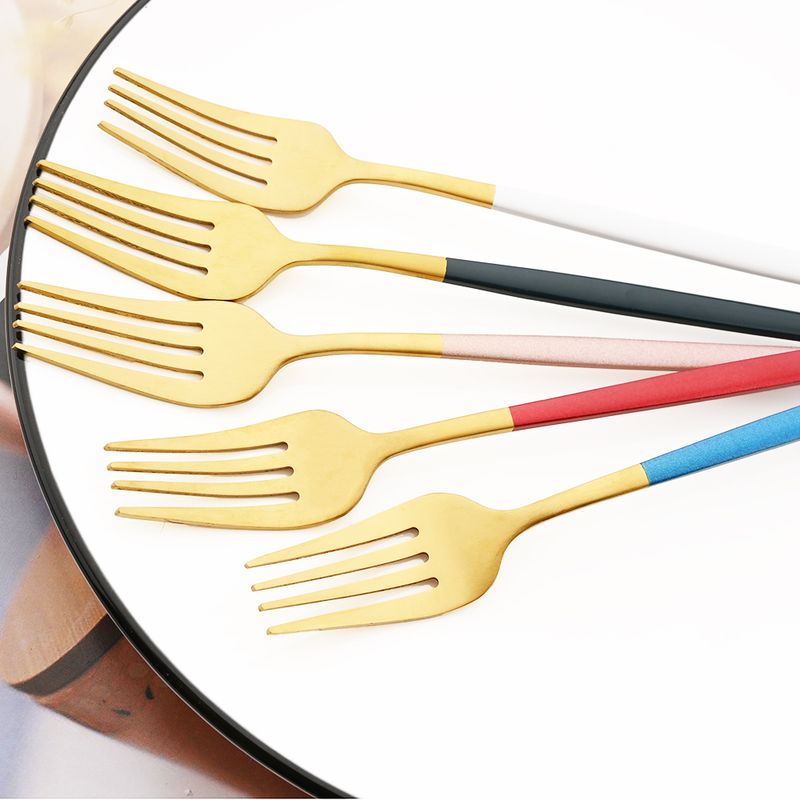 Vintage Rose Cutlery - Matte Finish Tableware Set_voghion.com