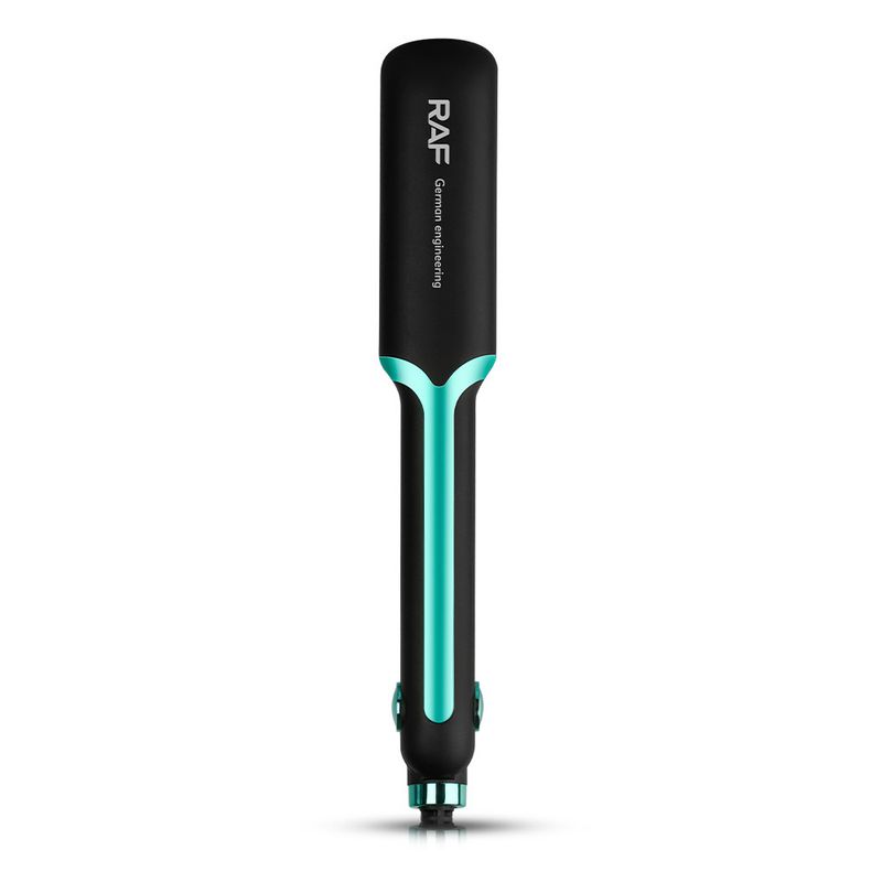 RAF Hair Straightener And Curler 2 In 1, Negative Ion Technology For Shiny Frizz-Free Hair, Ceramic Plates For Root Lifting & Volumizing, Dual Voltage For EU Travel_voghion.com