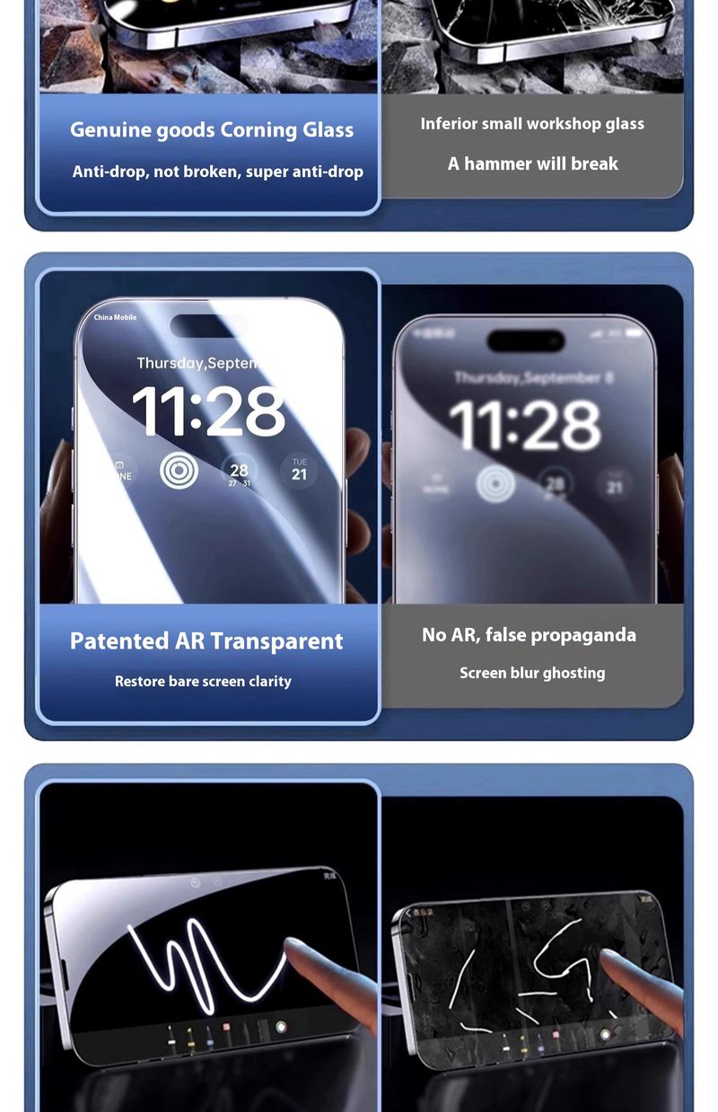 Suitable for iphone13/14 tempered iPhone 15 Promax full screen, 12 coverage, 11 new phone models, por high-definition,_voghion.com