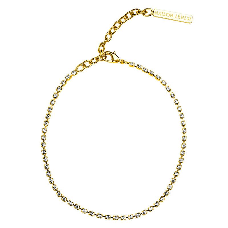 Cadena de garra de una sola fila con diamantes de imitación súper brillantes para el pie, cadena para zapatos de tacón alto simple y de moda._voghion.com